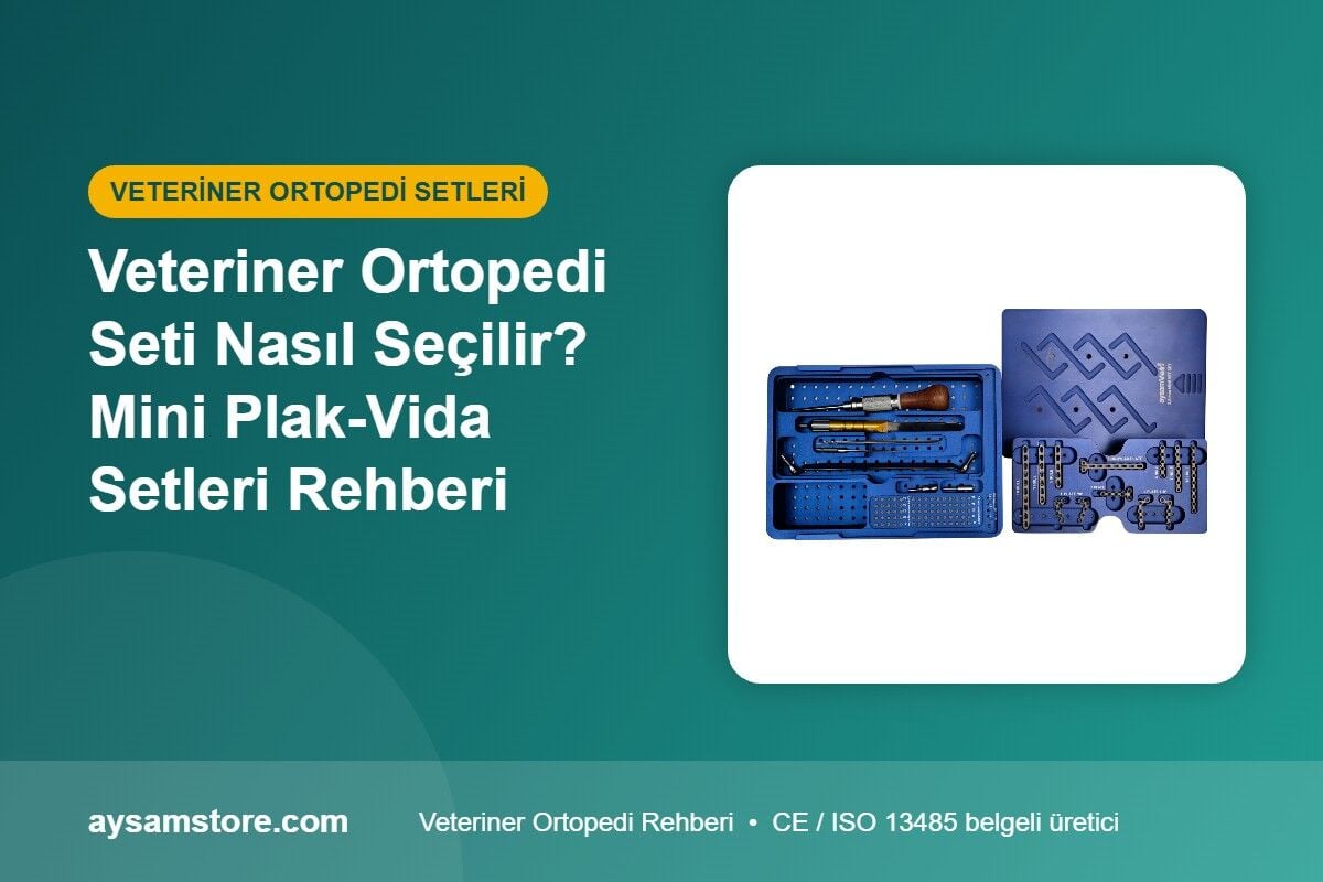 Veteriner Ortopedi Seti Nasıl Seçilir? Mini Plak-Vida Setleri Rehberi
