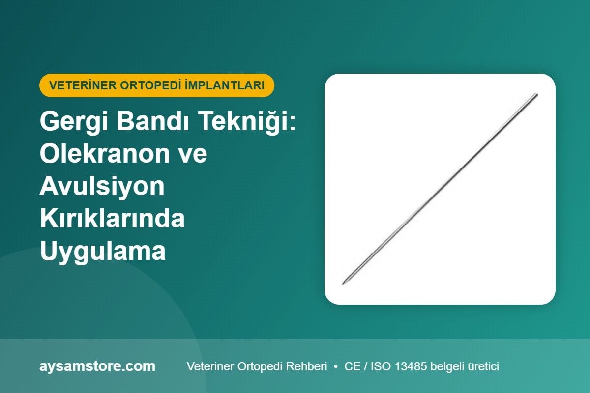 Gergi Bandı Tekniği: Olekranon ve Avulsiyon Kırıklarında Uygulama
