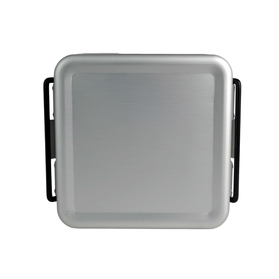 Yarım Boy Sterilizasyon Konteyner 285X280X100 - Gri