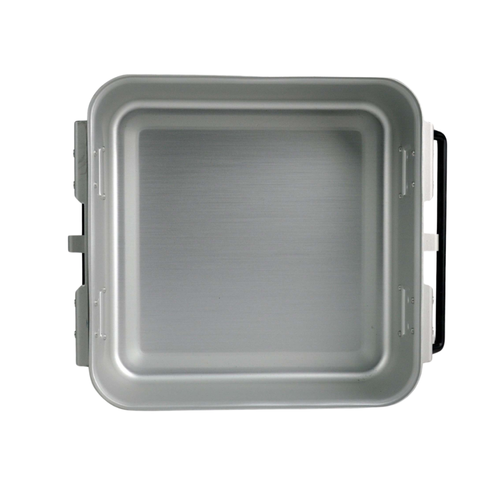 Yarım Boy Sterilizasyon Konteyner 285X280X100 - Gri