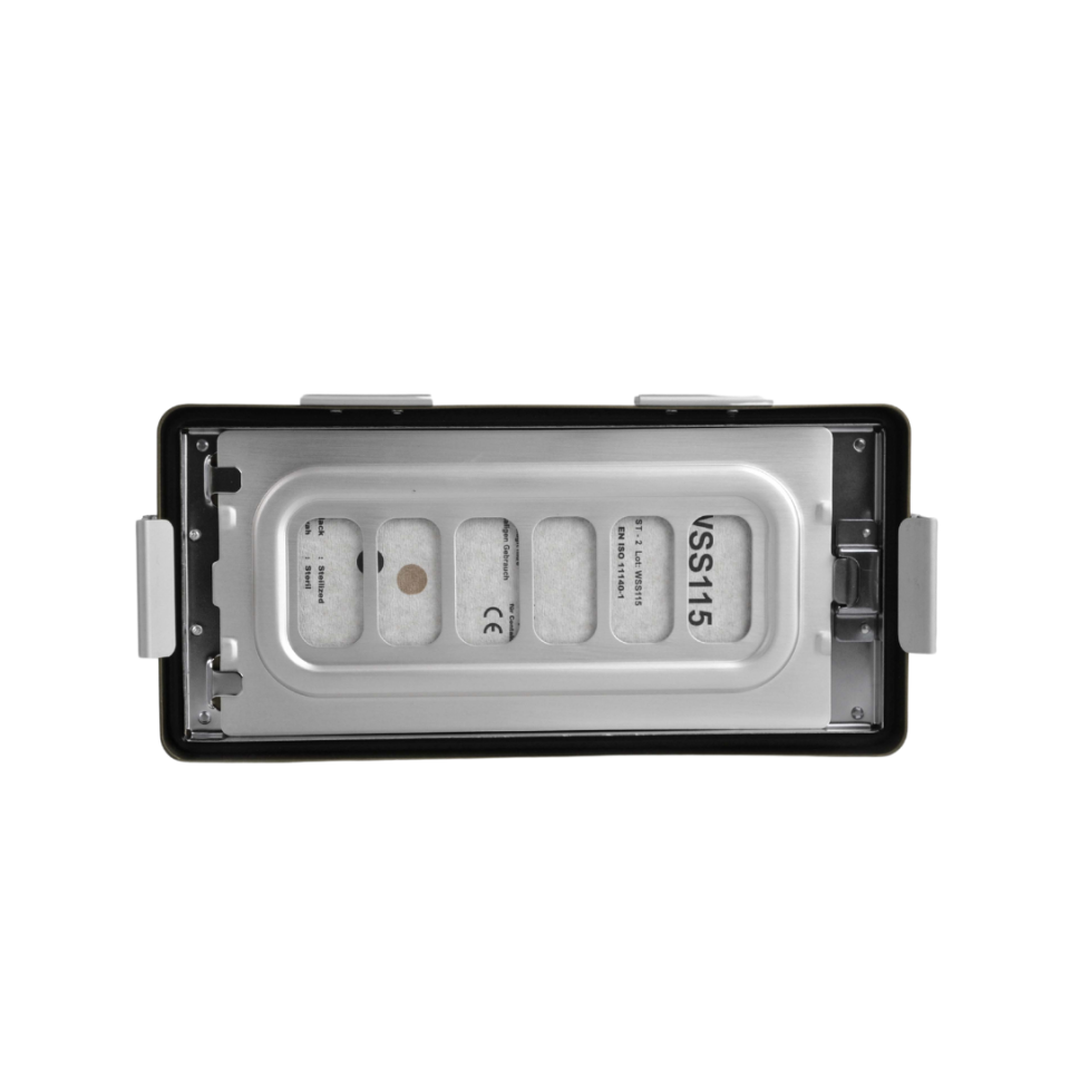 Mini Sterilizasyon Konteyner Sarı - 300X140X70