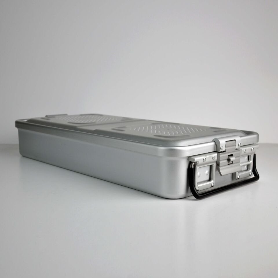 Tam boy Sterilizasyon Konteyner Siyah - 580X280X260