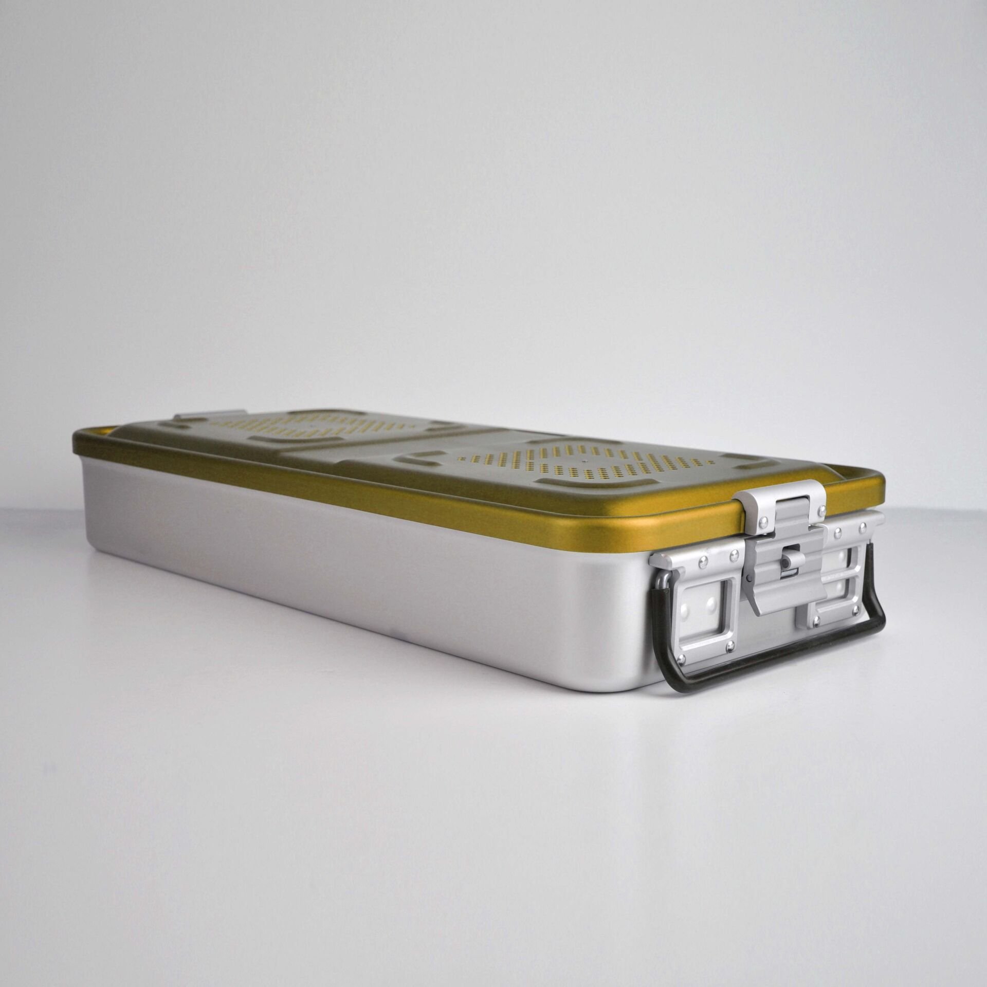 Tam boy Sterilizasyon Konteyner Sarı - 580X280X100