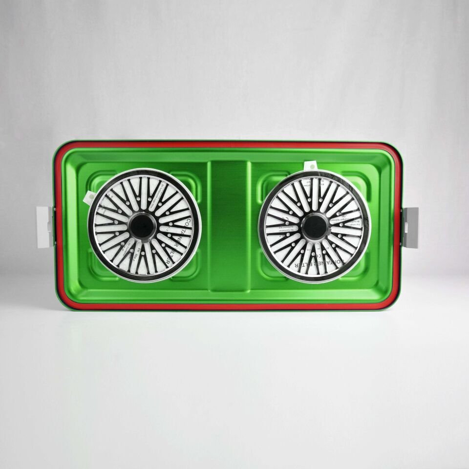 Tam boy Sterilizasyon Konteyner Yeşil - 580X280X100