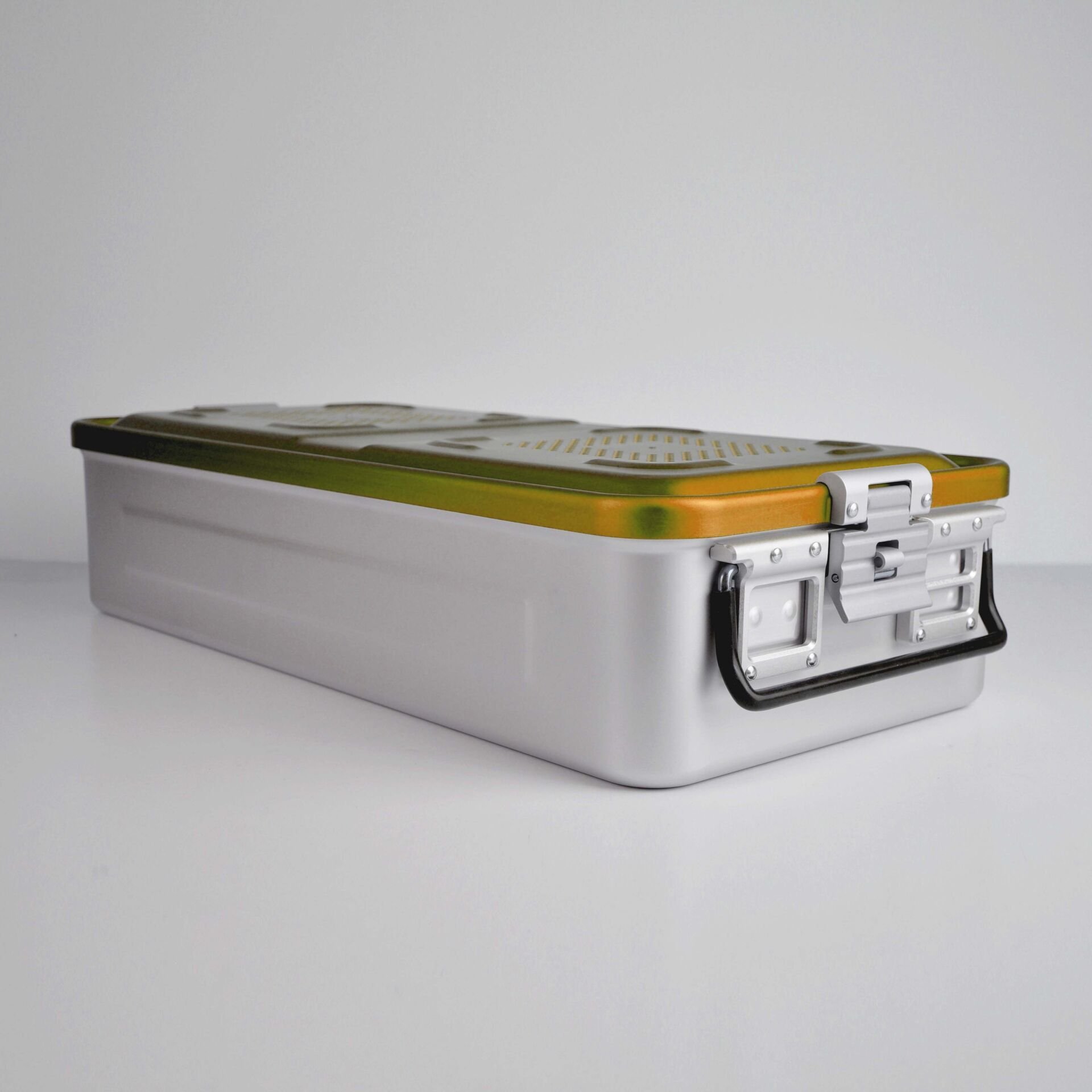 Tam boy Sterilizasyon Konteyner Sarı - 580X280X135