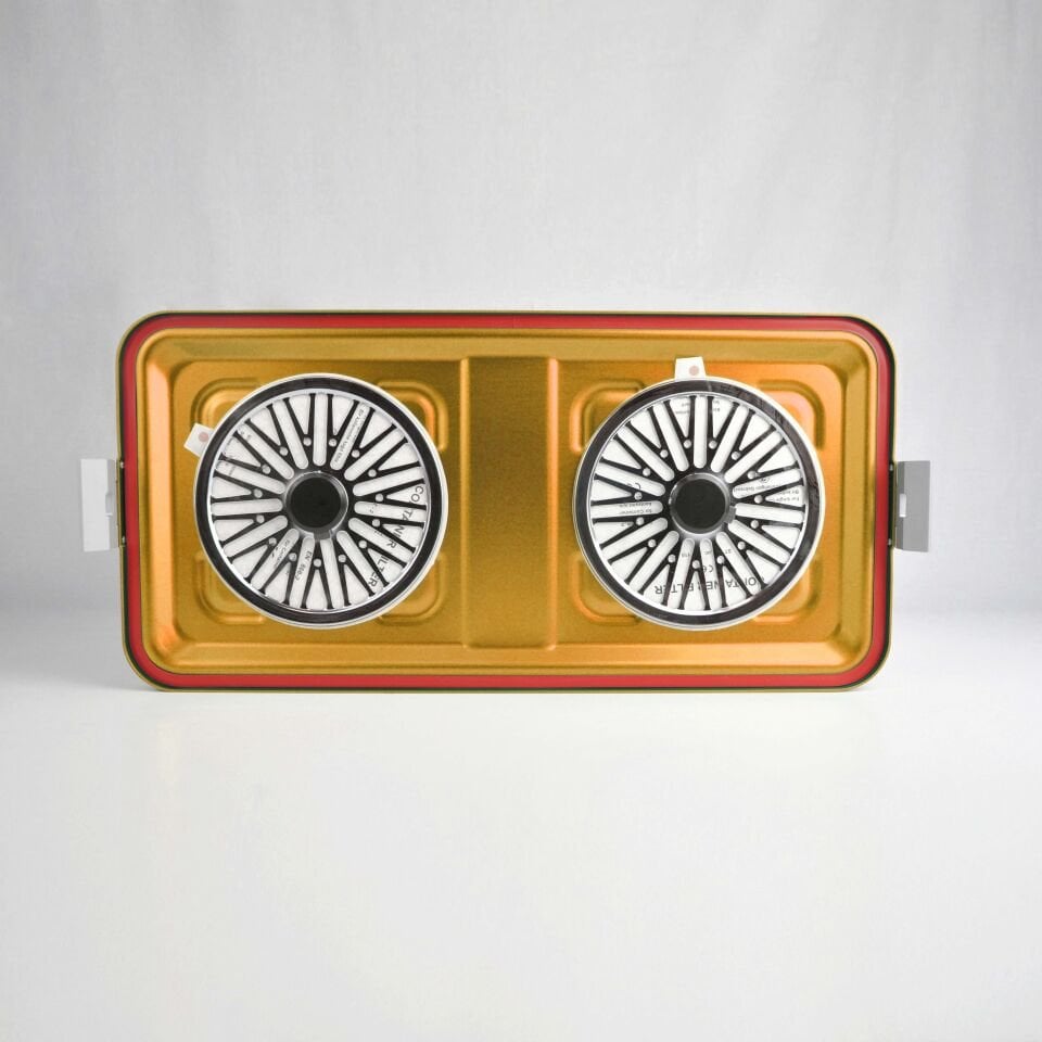 Tam boy Sterilizasyon Konteyner Sarı - 580X280X135