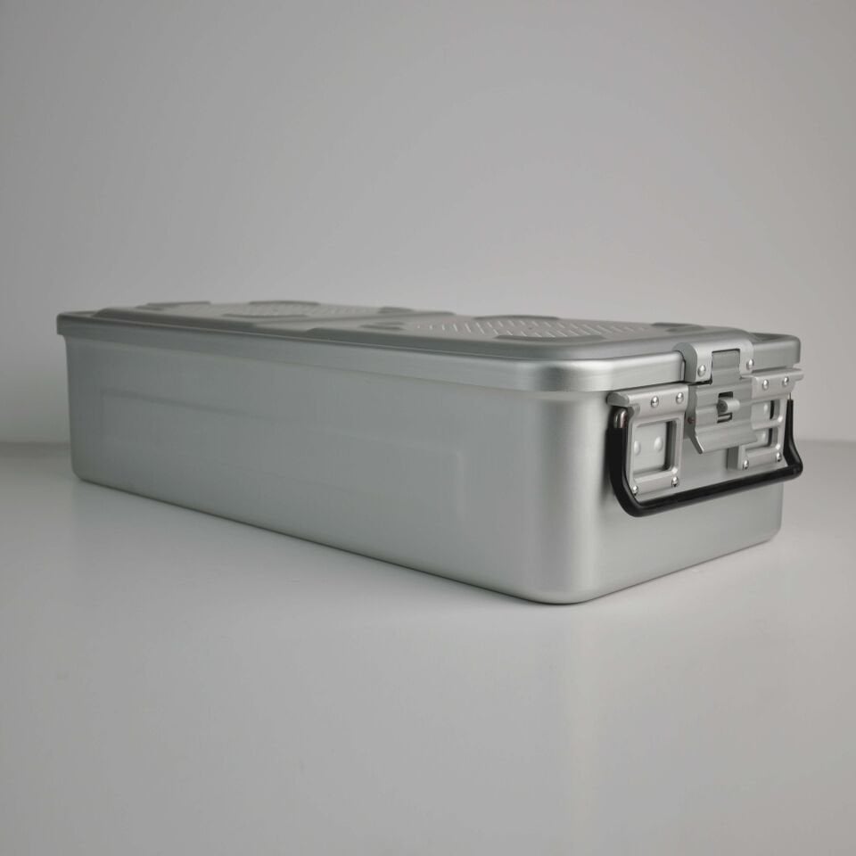 Tam boy Sterilizasyon Konteyner Gri - 580X280X150