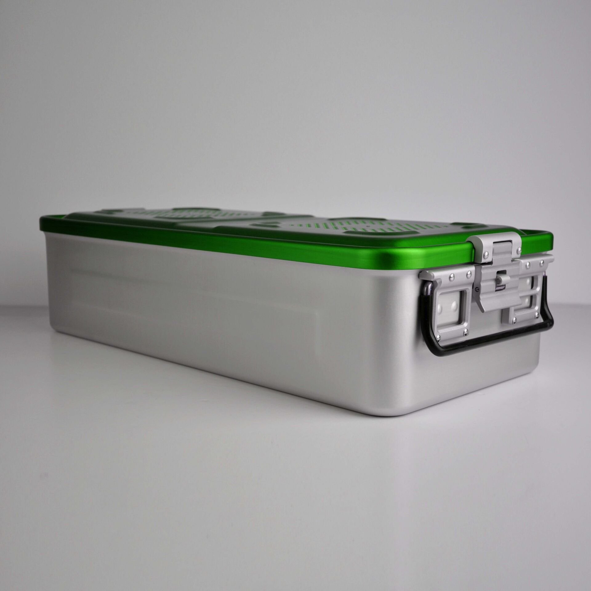 Tam boy Sterilizasyon Konteyner Yeşil - 580X280X150