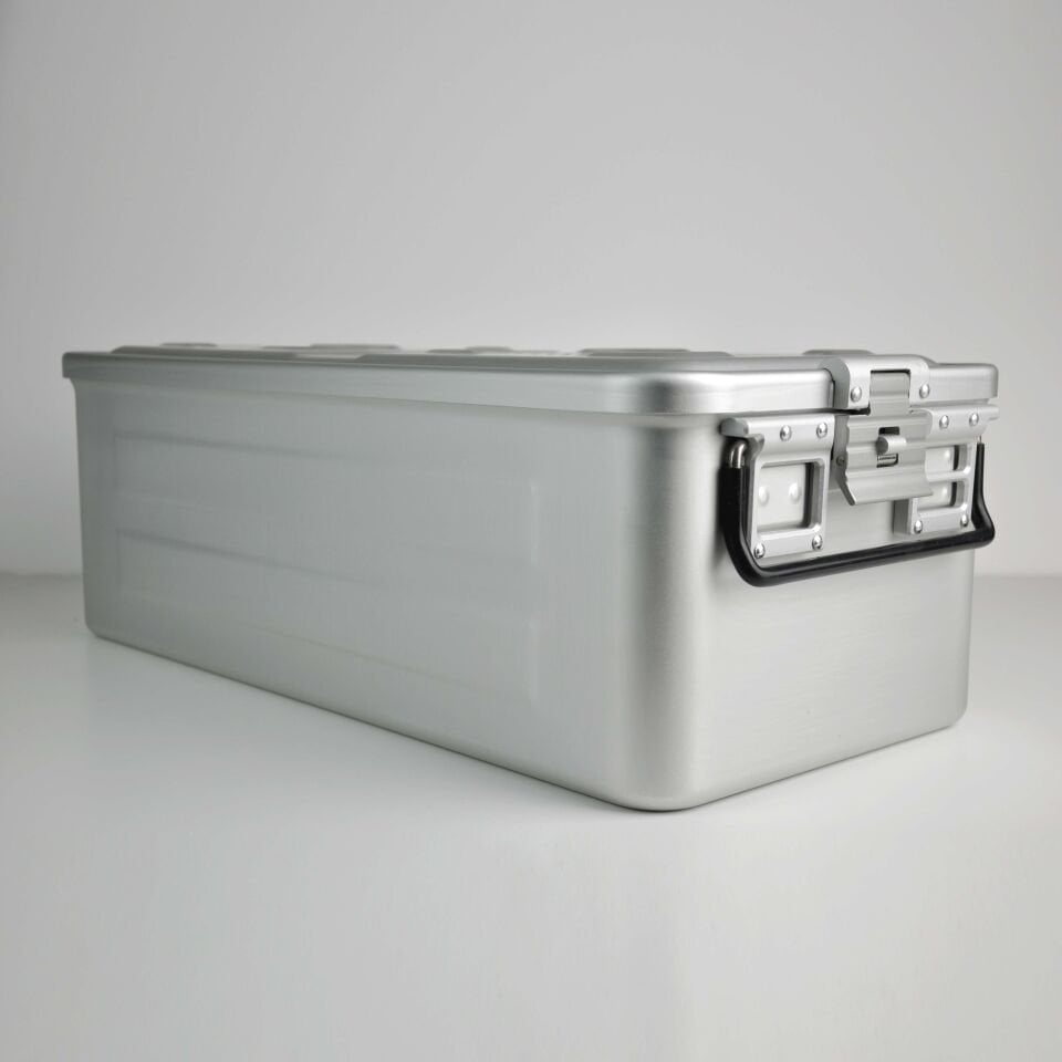 Tam boy Sterilizasyon Konteyner Gri - 580x280x200 mm