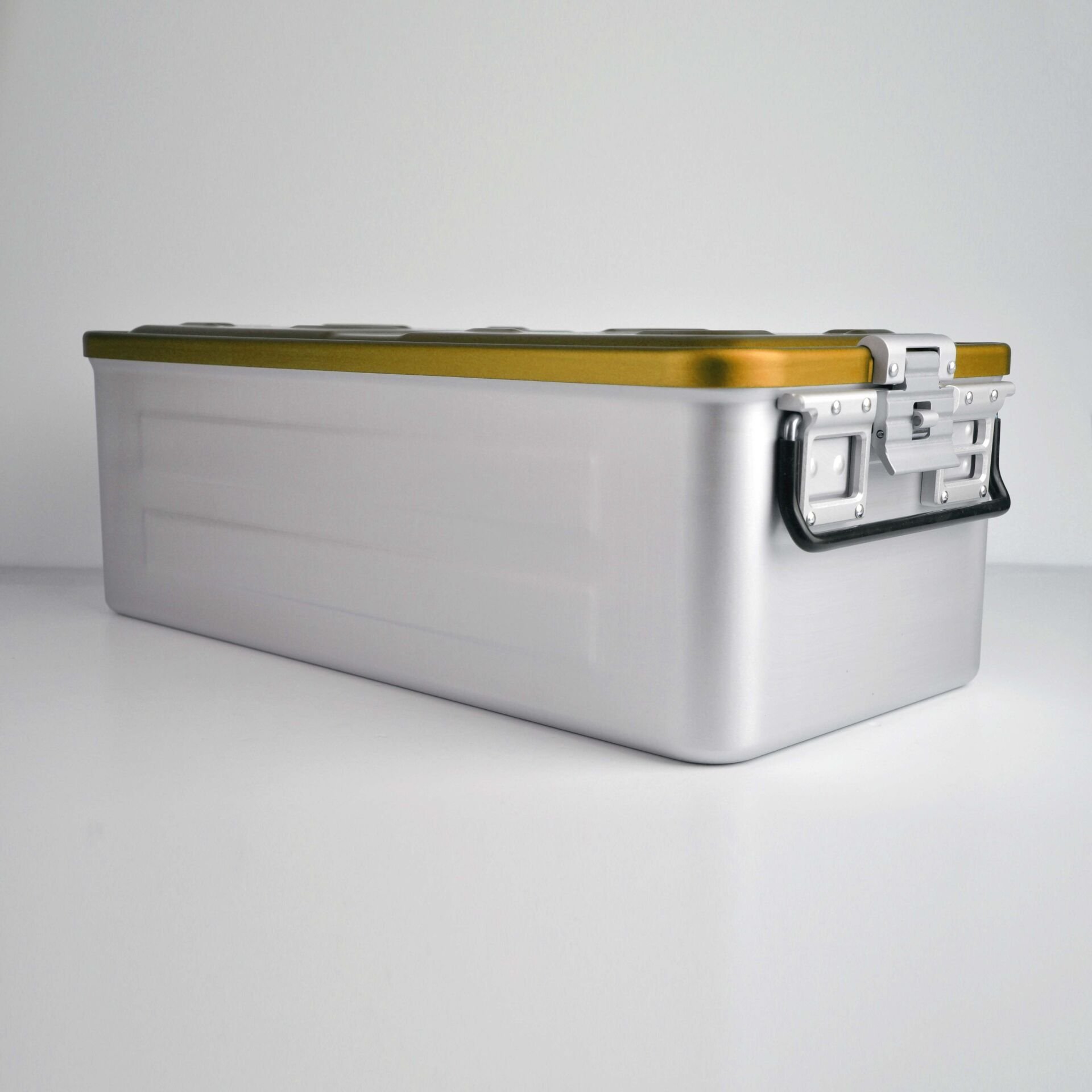 Tam boy Sterilizasyon Konteyner Sarı - 580x280x200 mm