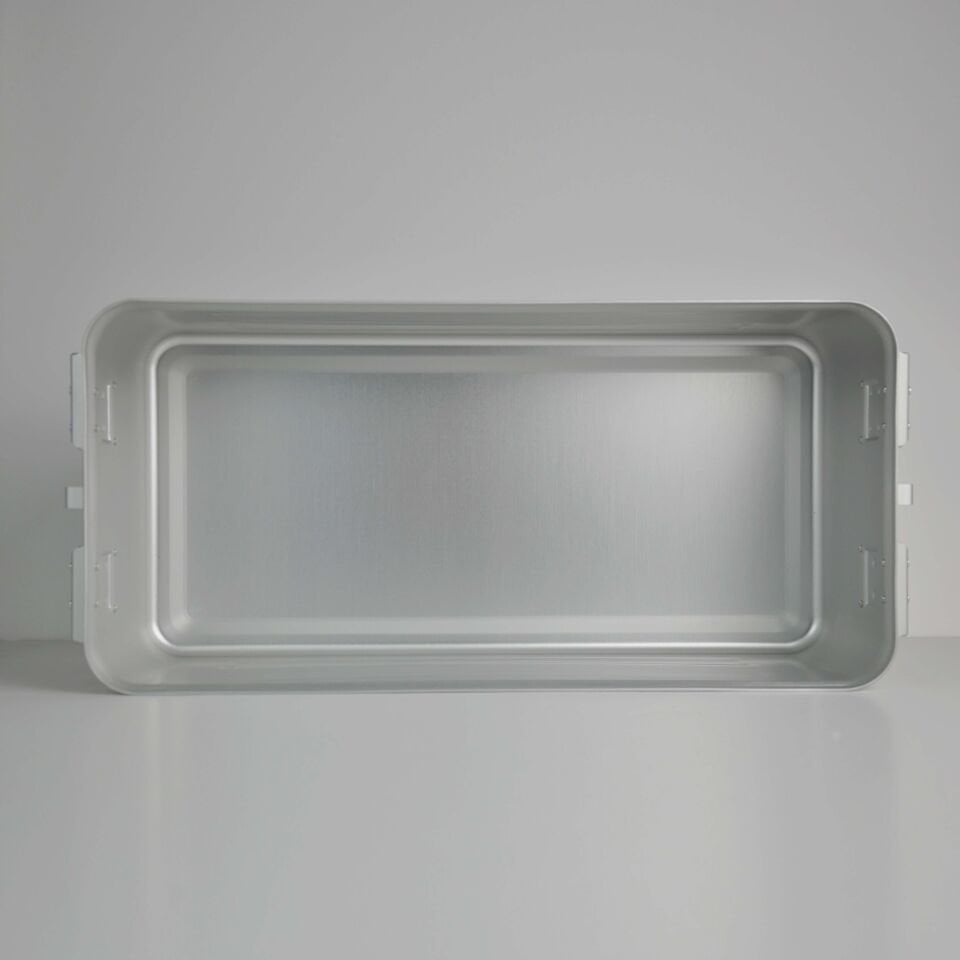 Tam boy Sterilizasyon Konteyner Sarı - 580x280x200 mm