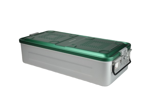 Tam boy Sterilizasyon Konteyner Yeşil - 580X280X260