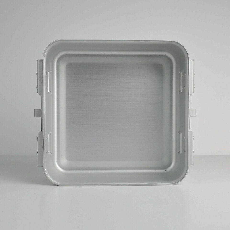 Yarım Boy Sterilizasyon Konteyner 285X280X260 - Yeşil