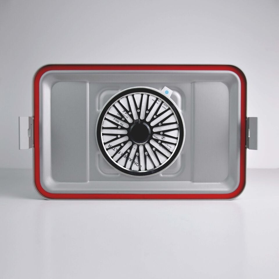 Orta Boy Sterilizasyon Konteyner Gri - 465X280X135