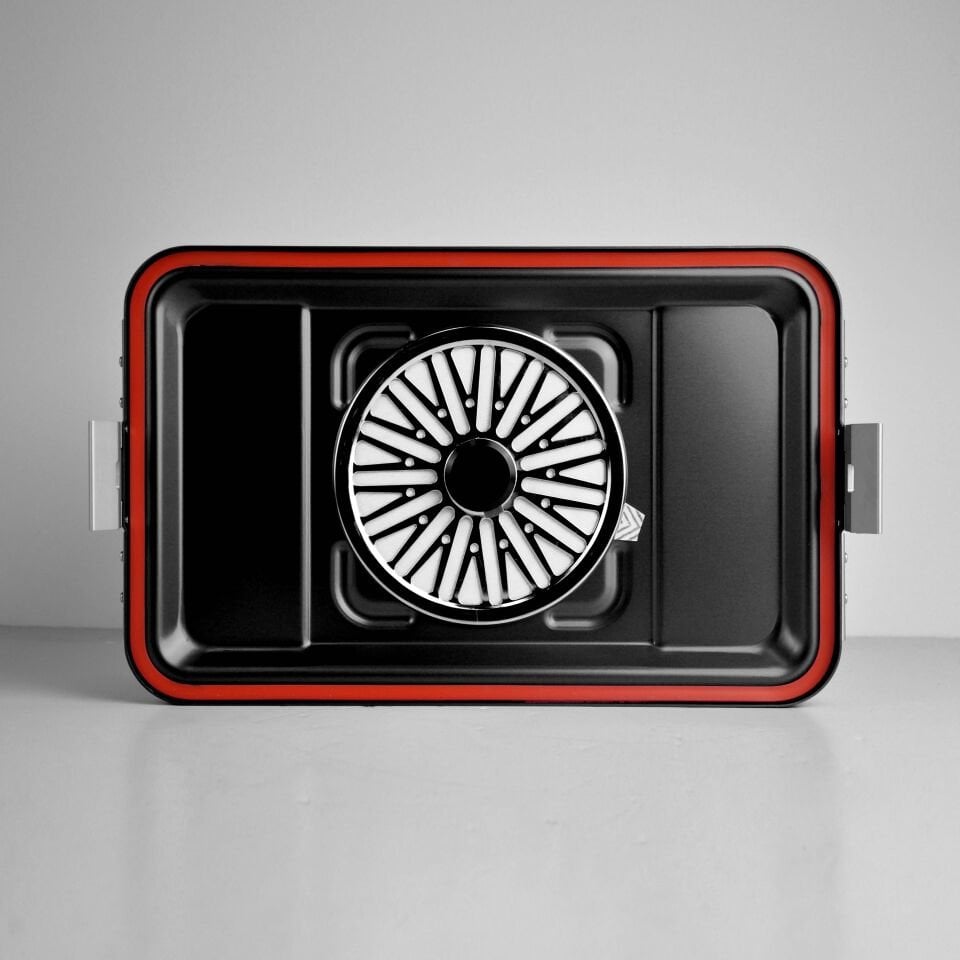 Orta Boy Sterilizasyon Konteyner Siyah - 465X280X135