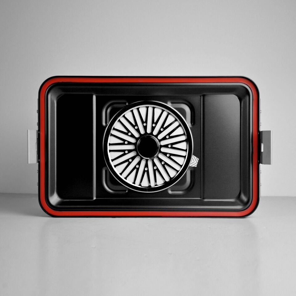 Orta Boy Sterilizasyon Konteyner Siyah - 465X280X150