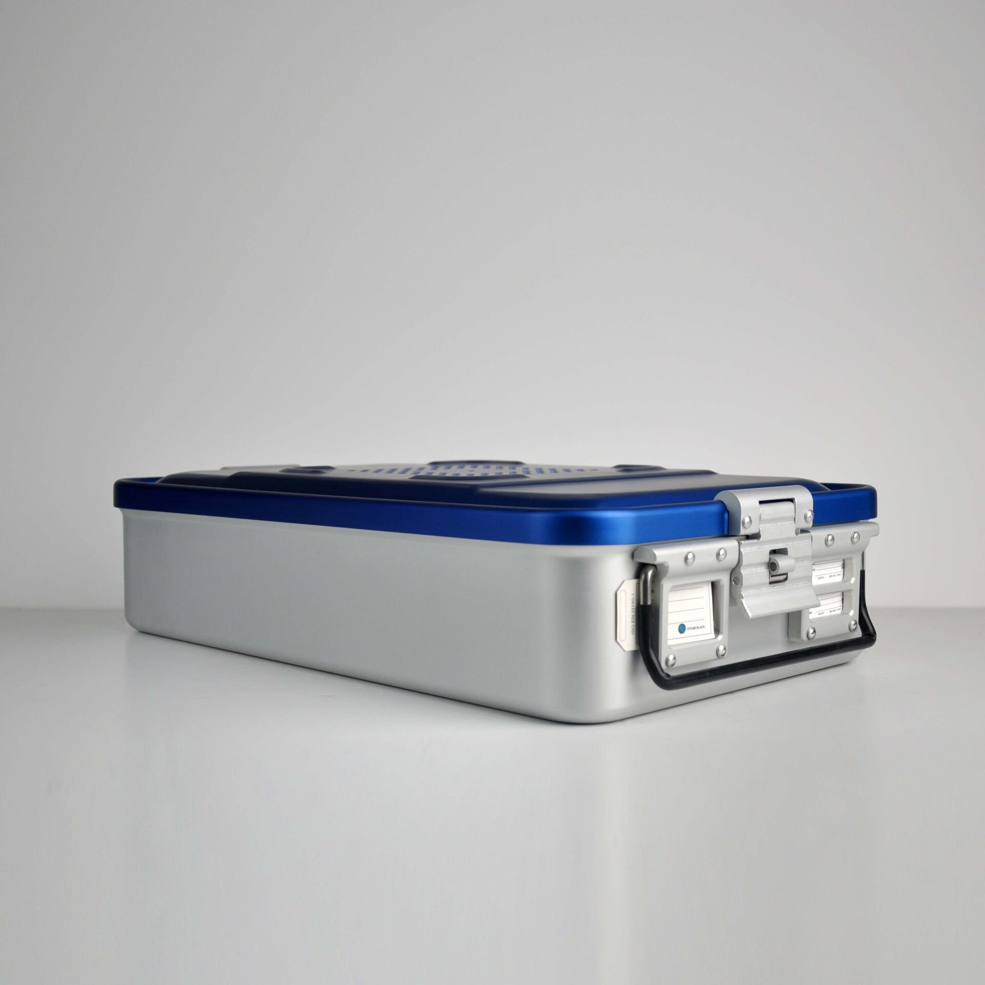 Orta Boy Sterilizasyon Konteyner Mavi - 465x280x100