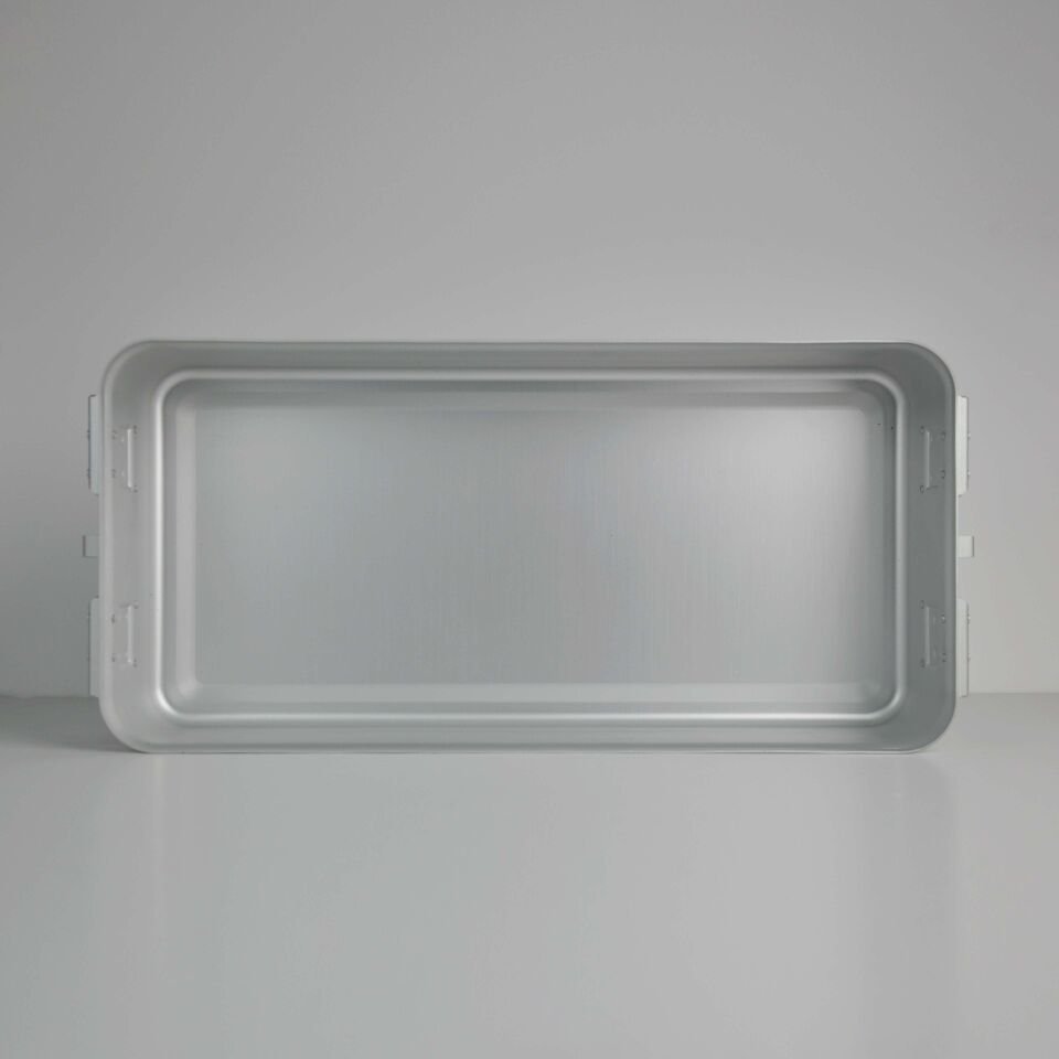 Tam boy Sterilizasyon Konteyner Siyah - 580X280X135