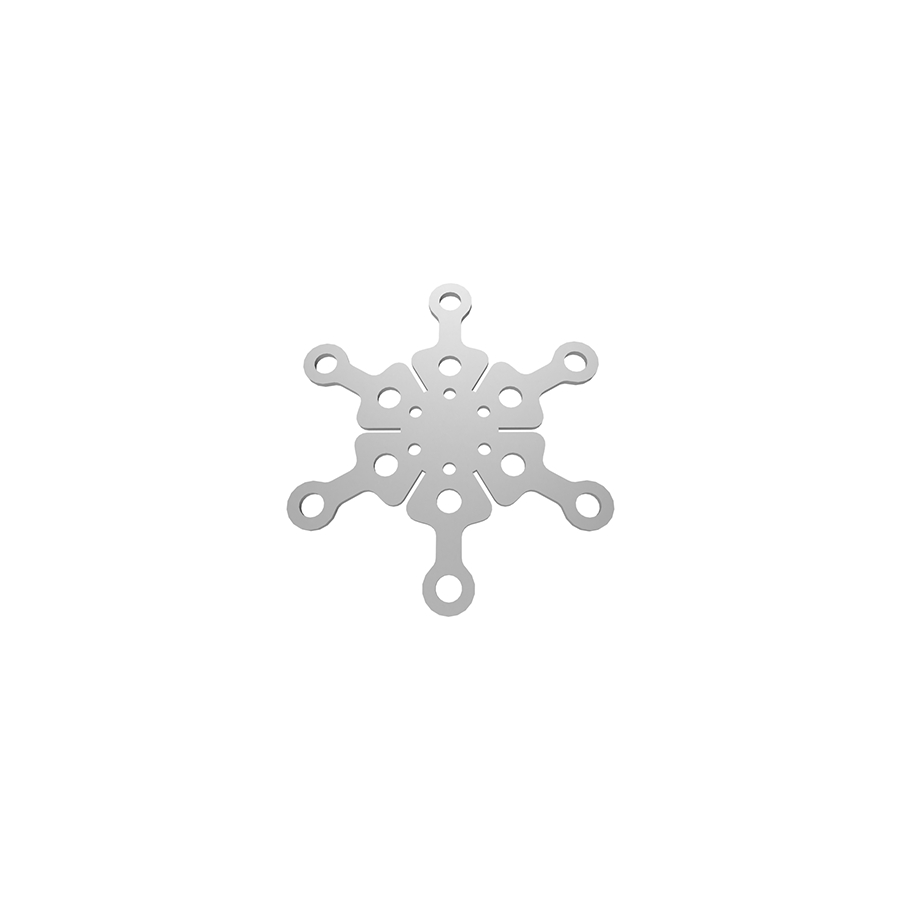 2,4 mm Mini Yıldız Plak Çelik