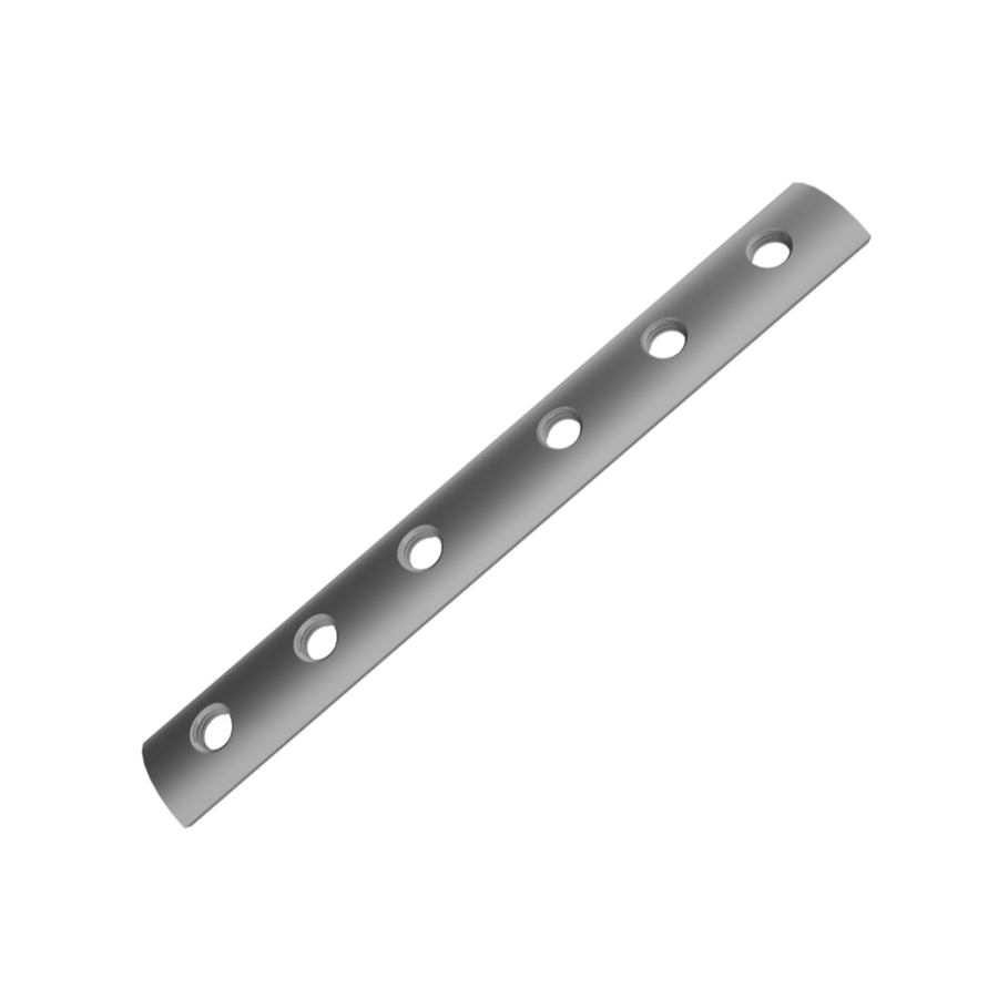 3,5 mm 1/3 Tubular Kilitli Plak Titanyum