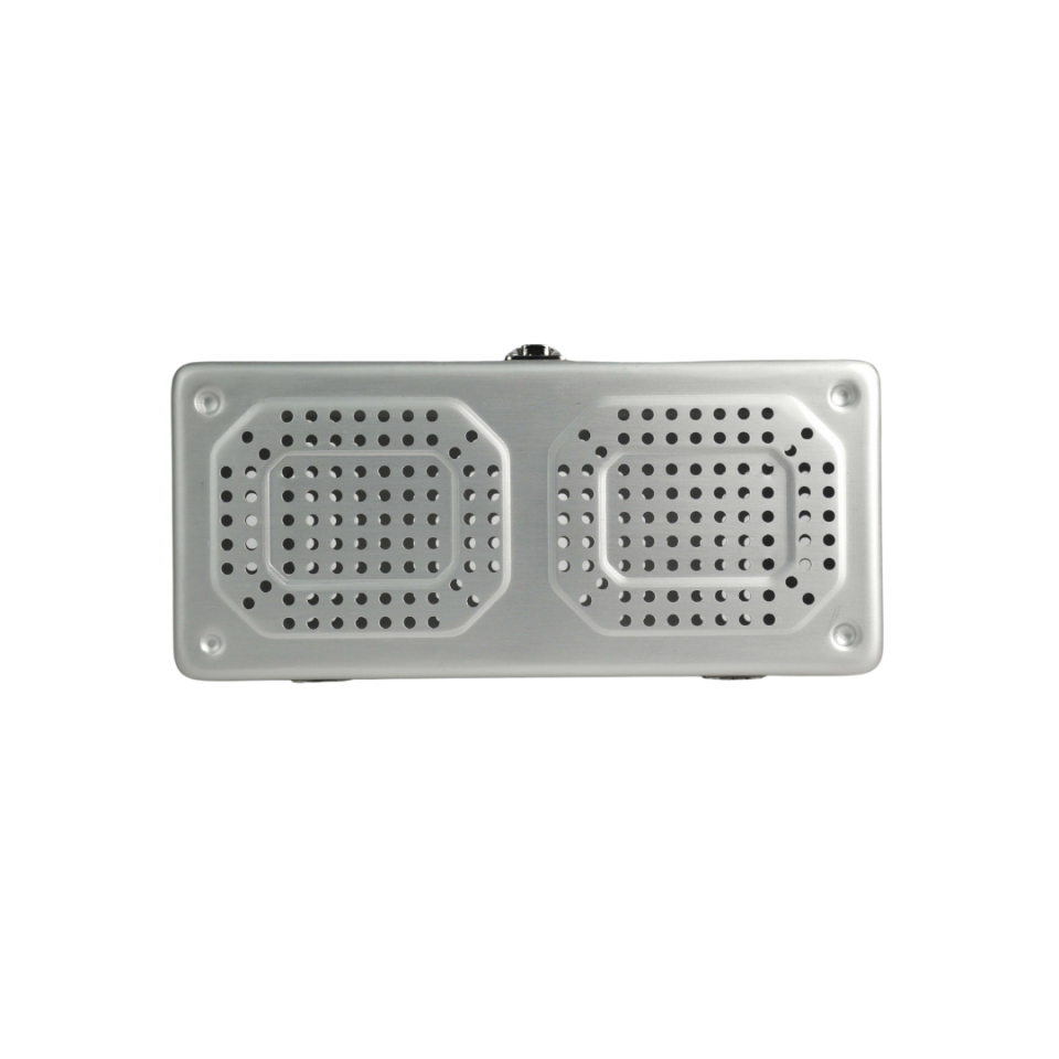 İmplant Sterilizasyon Konteyner Mavi - 310x138x65