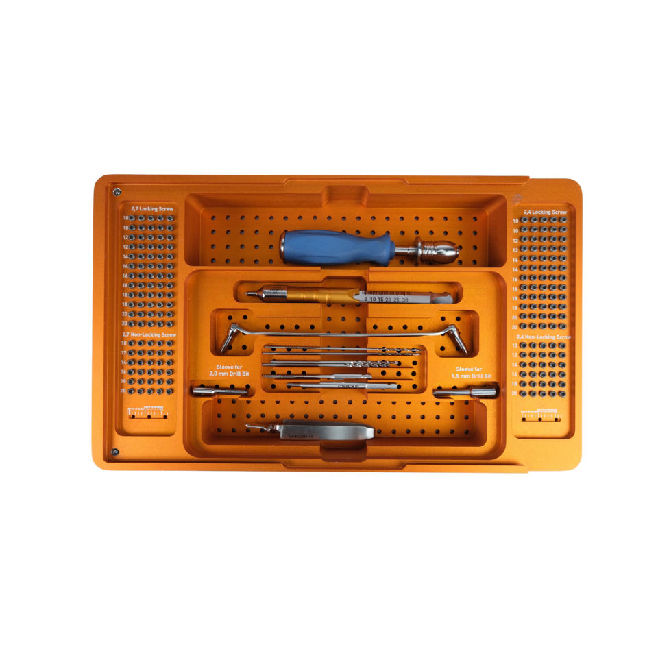 2,4-2,7 mm Mini Veteriner Set Titanyum