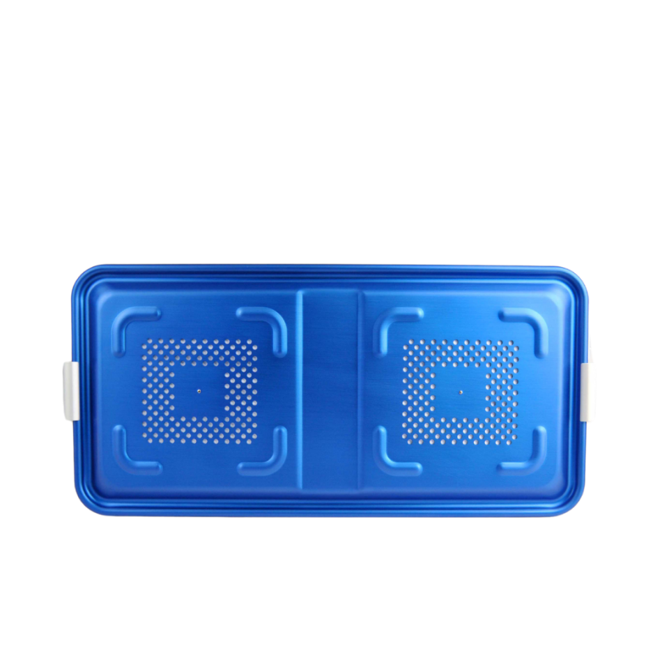 Tam Boy Sterilizasyon Konteyner Mavi